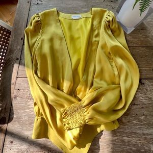 Lovers + Friends Silk Bodysuit